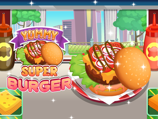 料理ゲーム【Yummy Super Burger】ゲームのサムネイル画像