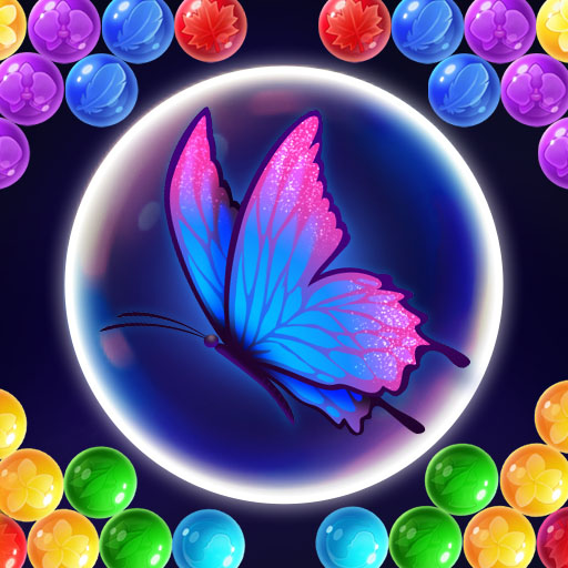 バブルゲーム【Bubble Shooter Butterfly】ゲームのサムネイル画像