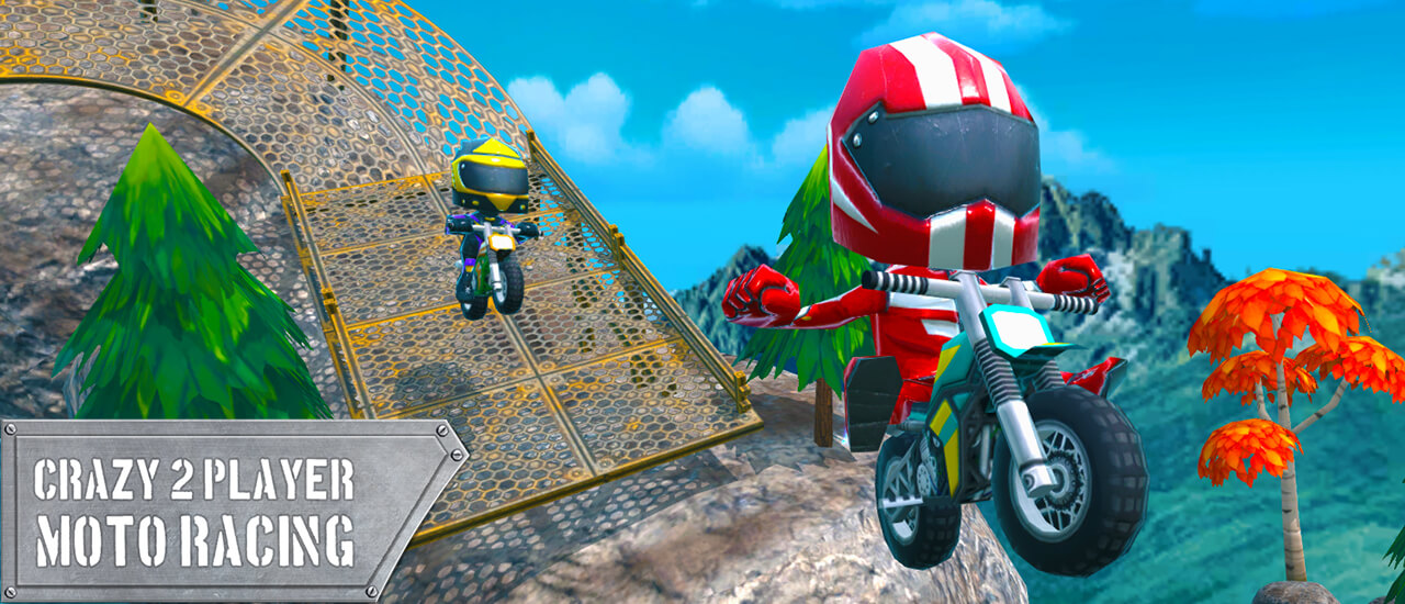 Play Crazy 2 Player Moto Racing