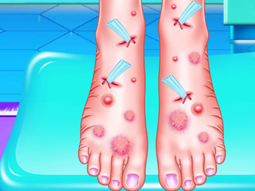 世話ゲーム【Emma Foot Treatment】ゲームのサムネイル画像