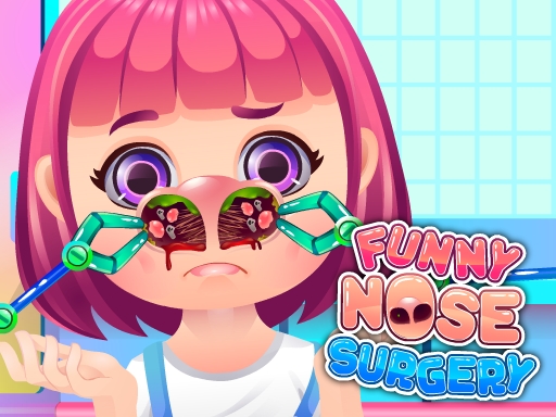 世話ゲーム【Funny Nose Surgery】ゲームのサムネイル画像