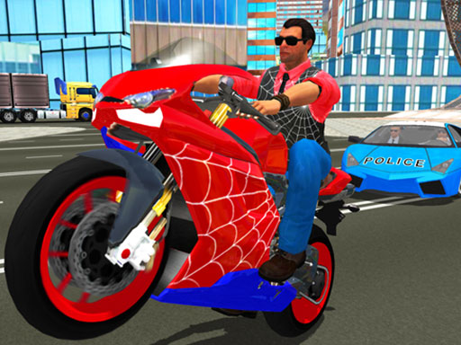 【Hero Stunt Spider Bike Simulator 3d】ゲームをプレイする