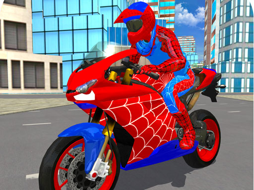 【Hero Stunt Spider Bike Simulator 3d 2】ゲームをプレイする