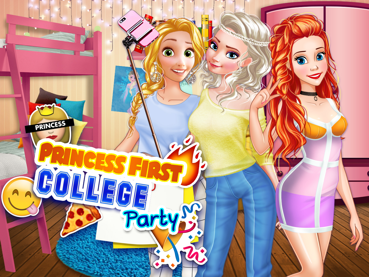 世話ゲーム【Princess First College Party】ゲームのサムネイル画像