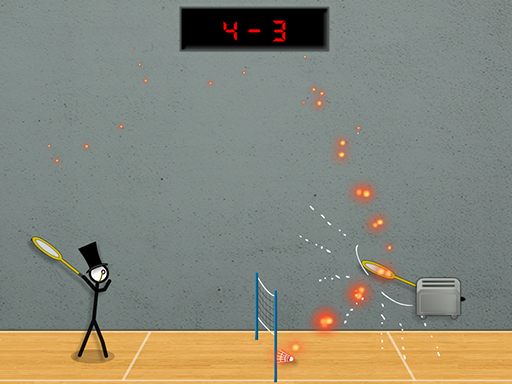 【Stick Figure Badminton 3】ゲームをプレイする
