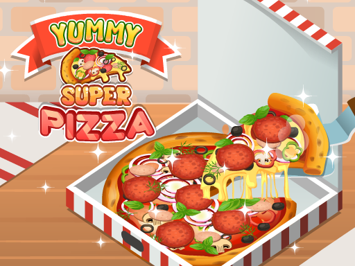 料理ゲーム【Yummy Super Pizza】ゲームのサムネイル画像