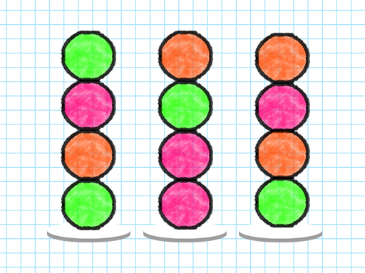 【Ball Sort Paper Note】ゲームをプレイする