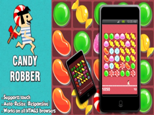 【Candy Robber - Mach 3 Game for kids】ゲームをプレイする