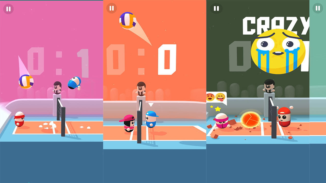 【Cartoon Volley Fun】ゲームをプレイする