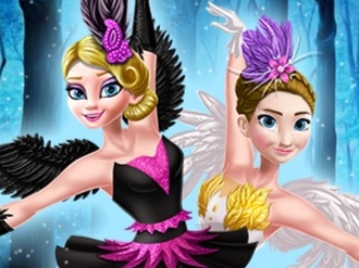 Play Ellie and Annie Black Swan and White Swa Thumbnail