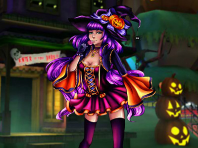 Play Halloween Witch Dress