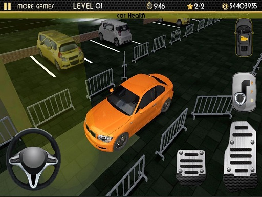 【Night Car Parking Simulator】ゲームをプレイする