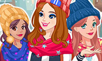 Play Winter Top Model Dress Up Thumbnail