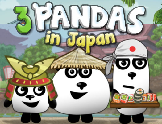 【3 Pandas In Japan HTML5】ゲームをプレイする