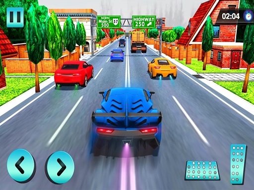 【Car Racing in Fast Highway Traffic】ゲームをプレイする