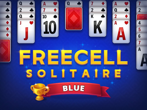 カードゲーム【Freecell Solitaire Blue】ゲームのサムネイル画像