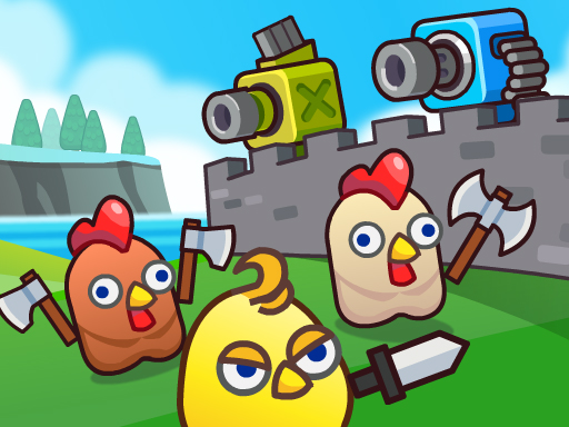 【Merge Cannon: Chicken Defense】ゲームをプレイする