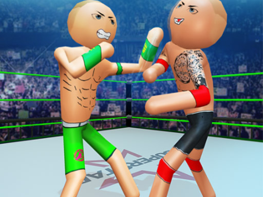 【Police Stick man wrestling Fighting Game】ゲームをプレイする