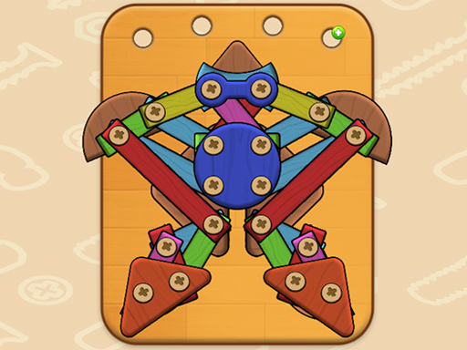 【Wood & Screw Puzzle】ゲームをプレイする