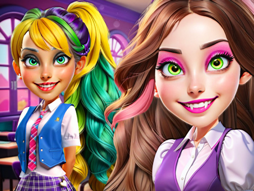 【Princesses at Horror School】ゲームをプレイする