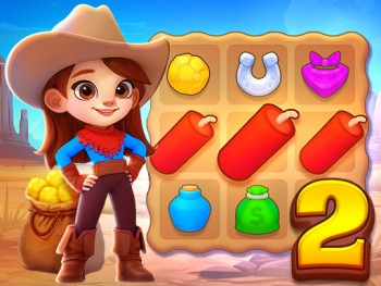 Play Wild West Match 2: The Gold Rush