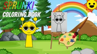 Play Sprunki Coloring Book