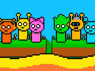 【Sprunki Lava Escape 2Player】ゲームをプレイする