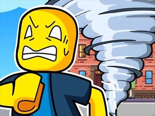 【Natural disaster survival Obby】ゲームをプレイする