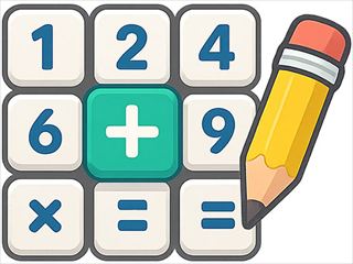 Play Math Crossword Puzzle - Genius Edition