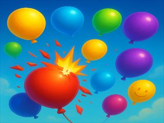 【Balloon Pop Frenzy】ゲームをプレイする
