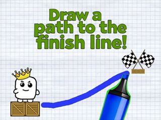 Play Draw a path to the finish line! Thumbnail
