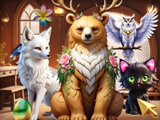 【Mysterious Familiars Enchanted Bestiary】ゲームをプレイする