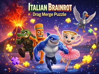 Puzzle Casual [Italian Brainrot Drag Merge Puzzle] Games Thumbnail