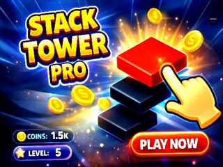 Puzzle Casual [Stack Tower Pro] Games Thumbnail