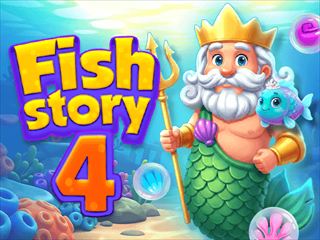 マッチ3[Fish Story 4]ゲームのサムネイル画像