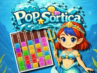 無料パズル カジュアル【PopSortica】サムネイル