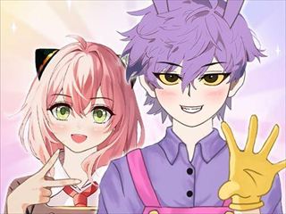 カジュアル 着せ替え[Anime Couple: Avatar Maker]ゲームのサムネイル画像