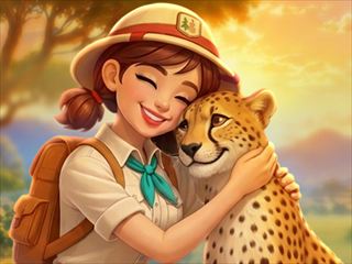【Safari Story Mahjong】無料オンラインゲーム