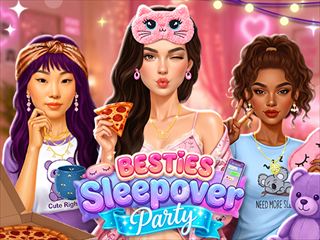 [Bestie Sleepover Party] free online games