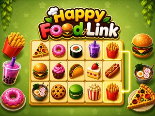 【Happy Food Link】無料オンラインゲーム