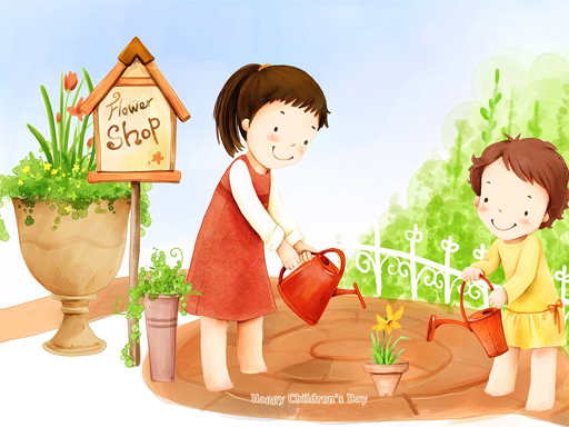 Play Cartoon Childrens Day Puzzle