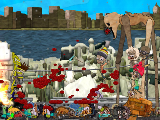 【Hard Rock Zombie Truck Plastiline】ゲームをプレイする