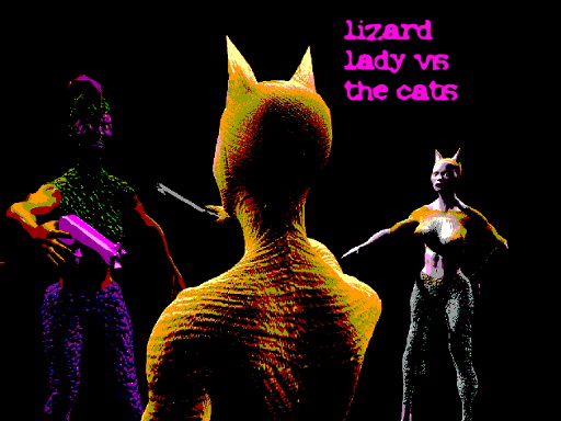 Play Lizard Lady vs The Cats Thumbnail