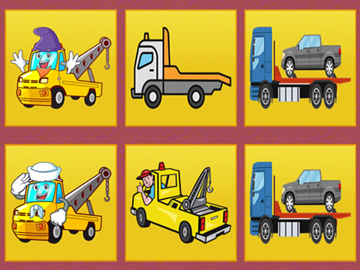 Play Tow Trucks Memory Thumbnail