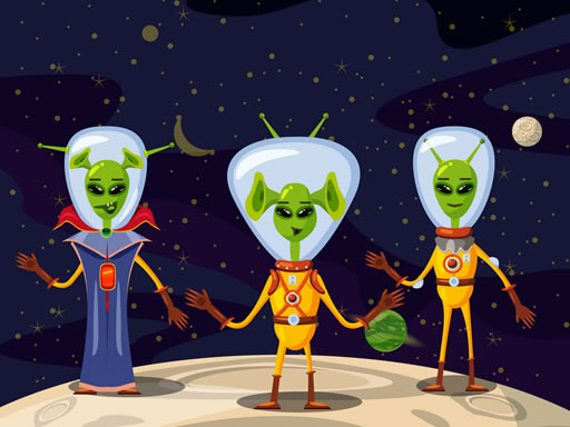 【Aliens In Space Hidden】ゲームをプレイする