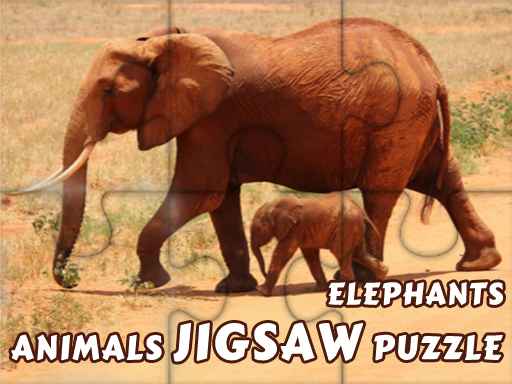 【Animals Jigsaw Puzzle Elephants】ゲームをプレイする