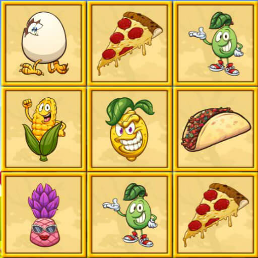 【Foody Memory】ゲームをプレイする