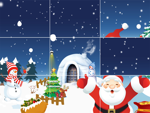 パズルゲーム【Happy Christmas Slide】ゲームのサムネイル画像