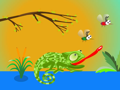 【Hungry Chameleon】ゲームをプレイする