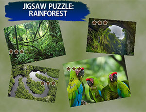 パズルゲーム【Jigsaw Puzzle Rain Forest】ゲームのサムネイル画像
